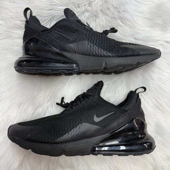 Nike Air Max 270 Black Mens Running AH8050-005 VNDS Sz 15